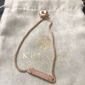 Kendra Scott Rose Gold/Rose Quartz Stan Bracelet